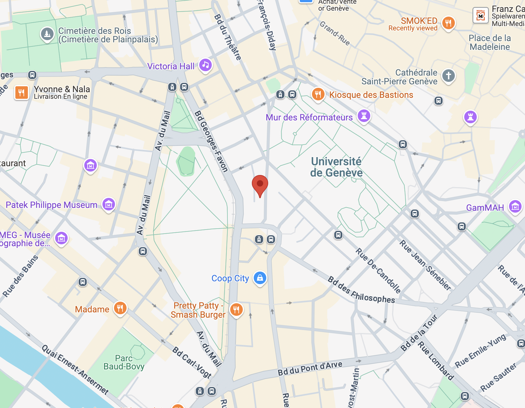 LN Avocats — localisation Genève